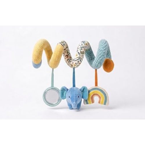 Nuby Elephant Activity Spiral for Strollers, Car Seats, and Travel