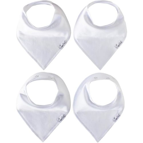 Copper Pearl Baby Bandana Bibs, 4 Pack