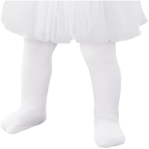 American Trends Toddler Tights Footed Dance Tights Baby Girls Leggings Ultra Soft Ballet Tights Baby Stockings for 1-4T