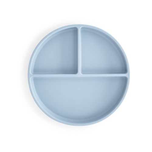 Silicone Suction Plate Powder Blue One Size