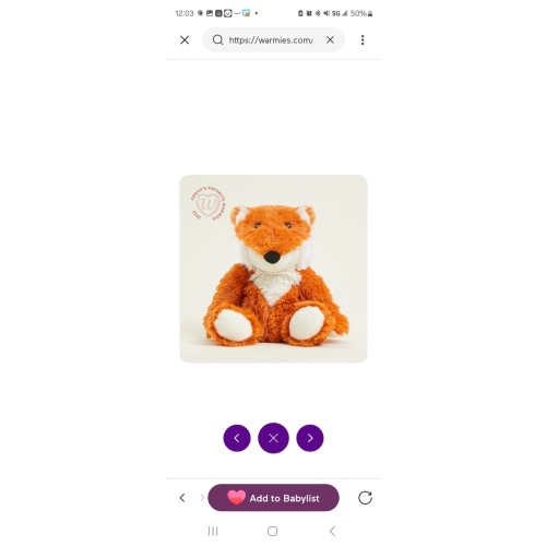 Fox Warmies | Microwavable Fox Warmies Stuffed Animal | Warmies USA