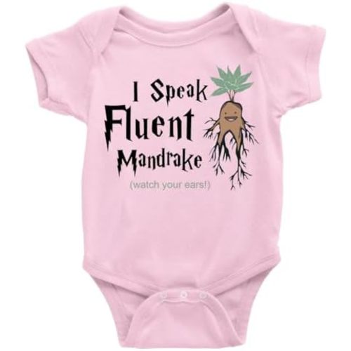GKrepps I Speak Fluent Mandrake Watch Your Ears! Baby Clothes Newborn Organic Bodysuits Romper