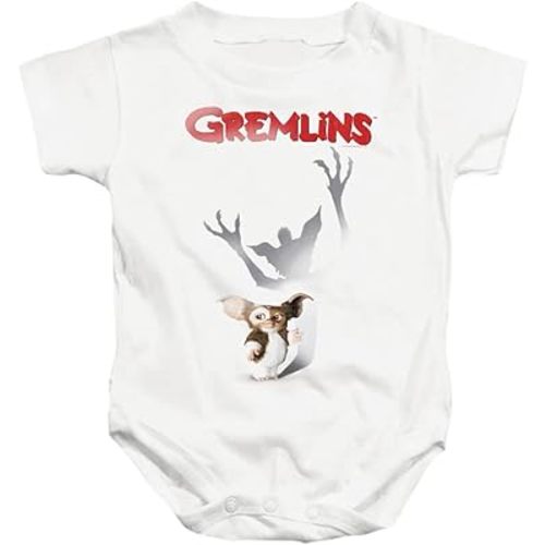 Popfunk Gremlins Shadow Infant Baby Boys & Girls Onesie Snapsuit