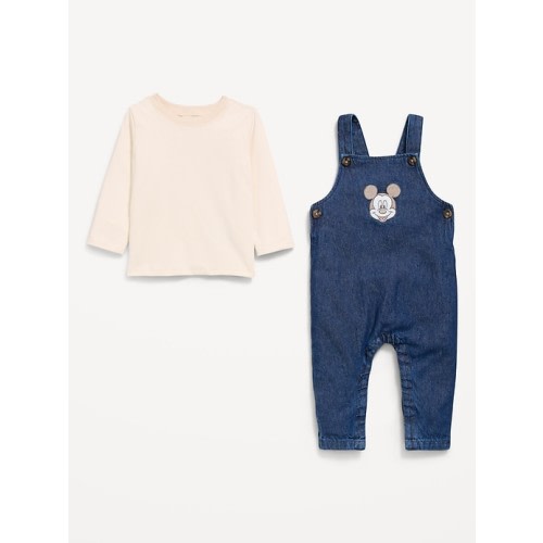 Disney© Long-Sleeve T-Shirt and Overalls Set for Baby