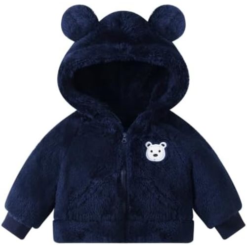 Baby Boys Fleece Coats Girls Winter Jackets Clothes For Toddler