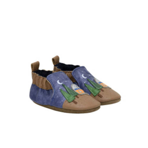 Under The Stars Soft Soles Dark Blue – Robeez