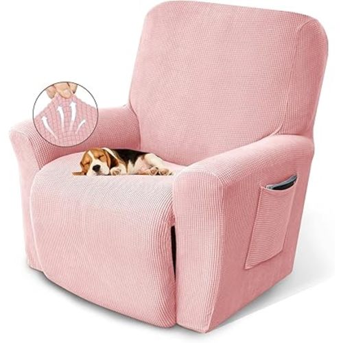 Recliner Chair Cover (Dusty Pink)