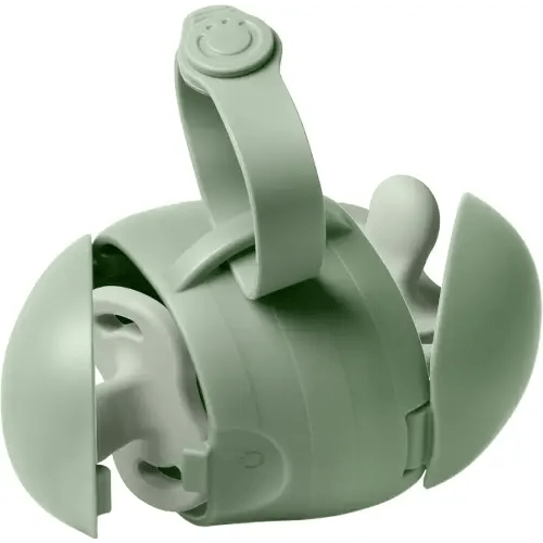 Ubbi On-The-Go Dual Pacifier Holder, Baby Pacifier Case with Strap, Sage