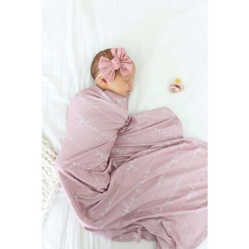 Personalized Baby Name Swaddle Blanket