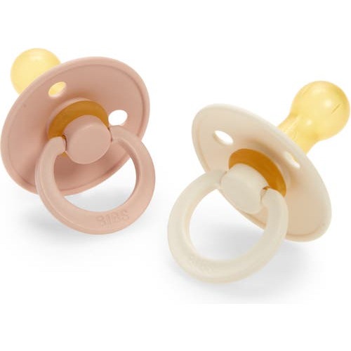 2-Pack Pacifiers, 6-18 M, Blush / Ivory