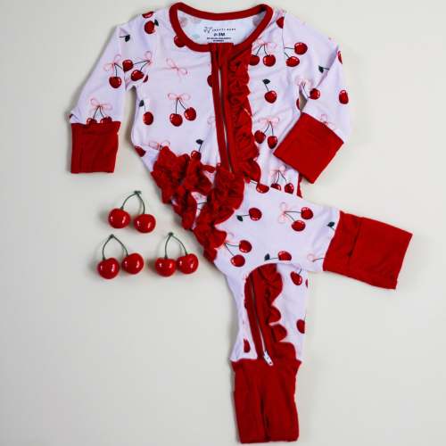Cherry Bliss Bamboo Sleeper – JHETTY BABY