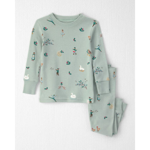 Baby 2-Piece Organic Cotton Pajamas in 12 Days of Christmas Print - Little Planet | Carter's