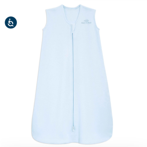 Blue Cotton Wearable Baby Blanket XL | HALO