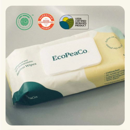 Box of Unbleached Biodegradable Bamboo Baby Wipes | Eco Pea Co. – EcoPeaCo.