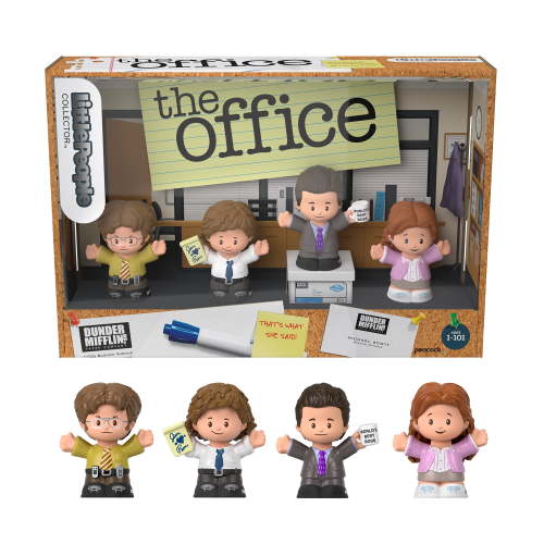 Fisher-Price Little People Collector The Office US TV Series Set, 4 Figures Special Edition