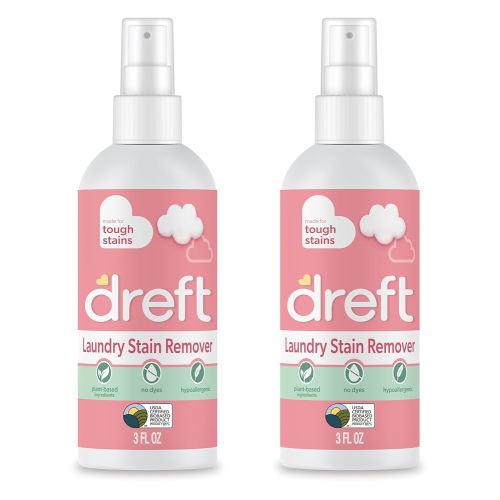 Dreft Bottle and Dish Soap | Made to Clean Baby Bottles, Sippy Cups, Pacifiers, Breast Pumps, & More | Gently Removes Milk Film & Odors | Plant Based, Fragrance Free Dish Soap | 3 Fl Oz (Pack of 2)