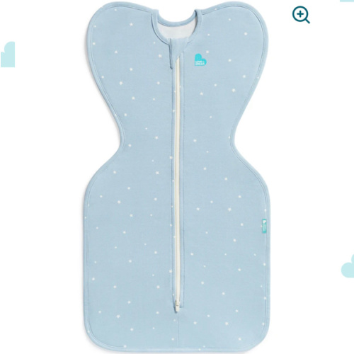 Swaddle Up™ 1.0 TOG Cotton Powder Blue Twinkle (Small)