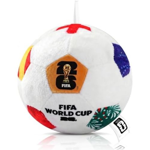 MESUCA FIFA World Cup 2026 Soccer Ball Plush for Kids, Official 4.7 Inch Soccer Plush Pillow Toy, World Cup 2026 Merchandise