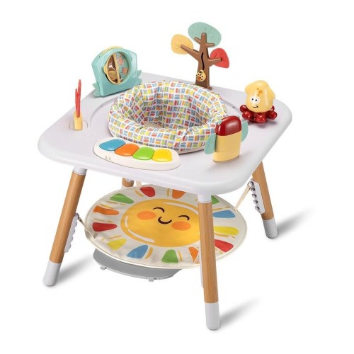 PlayPals Baby Activity Center Jumper 360° Rotary Seat 5 Adjustable Heights - White
