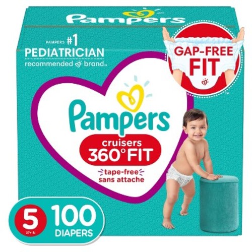 Pampers Cruisers 360 Disposable Diapers - (Select Size and Count)