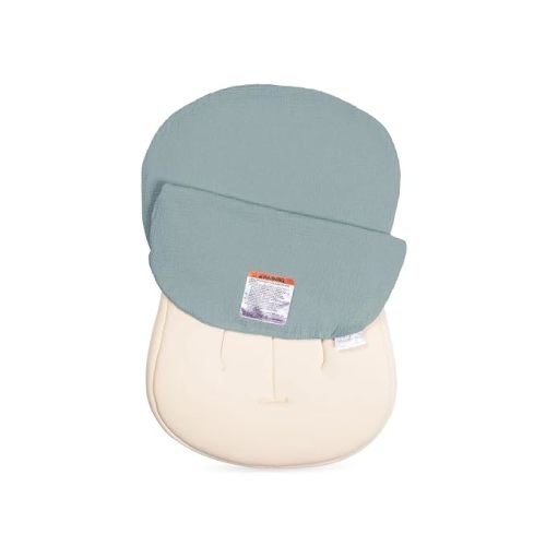 snuggle me Organic Cotton Muslin Newborn Baby Lounger Cover - Slate