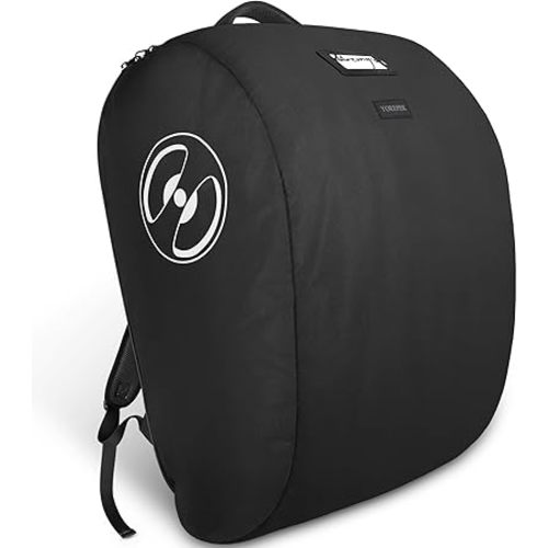 YOREPEK Padded Stroller Travel Bag for Airplane, Fits for Doona Car Seat Stroller with Latch Base, Infant Car Seat Travel Bag Backpack with Lockable Zipper, Foldable Car Seat Cover for Baby Travel
