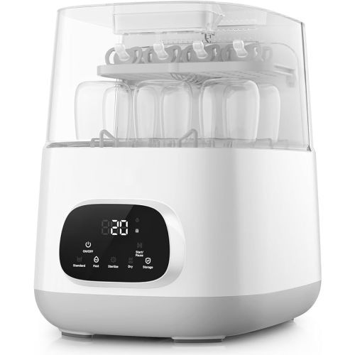 Upgraded Bottle Washer Pro, All-in-One Baby Bottle Washer and Sterilizer & Dryer, Cleaning Machine for Bottles, Pump Parts & Baby Essentials, Replaces Hand Washing, Mothers Day Gifts for Women