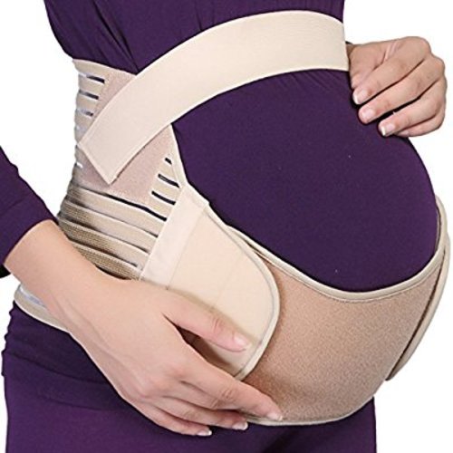 NEOtech Care Maternity Belt - Pregnancy Support - Waist/Back/Abdomen Band, Belly Brace (Beige, Size L) - Large (Pack of 1)