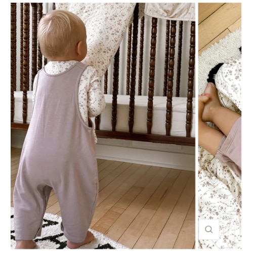Fleece Overall Set - Posie