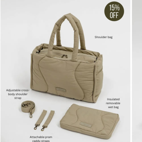 Alba Nylon Shoulder Bag
