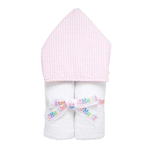 Big Check Everykid Towel, Pink