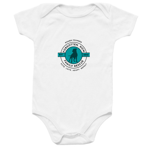 Forgotten Now Family Rescue Bitty Pittie Onesie