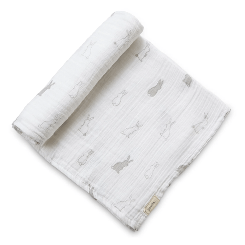 Organic Cotton Muslin Swaddle