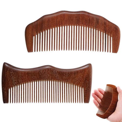 ACDANC 2Pcs Wooden Labor Comb, Birth Comb for Labor Wooden Natural Birthing Comb for Labor Relief Pain Pregnancy Hair Comb Delivery Essentials Gifts for Pregnant Women