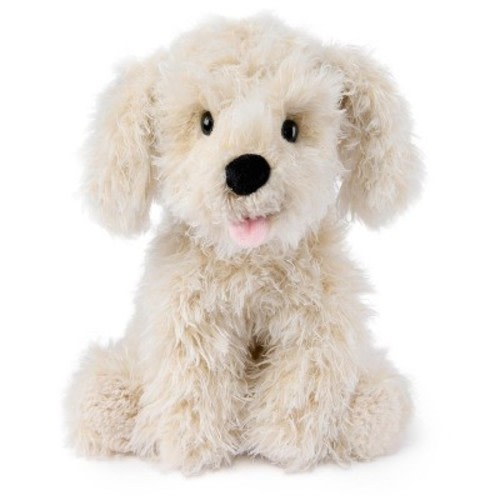 GUND Designer Pups Collection Karina Labradoodle 10.5” Realistic Plush Puppy, Soft Stuffed Animal Dog, Off-White, Washable Toy for Ages 1 & Up