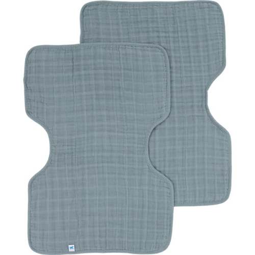Cotton Muslin Burp Cloth, Sea (Pack Of 2) - Little Unicorn | Maisonette