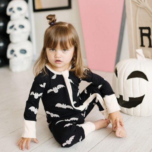 Bamboo Bat Zip Pajamas