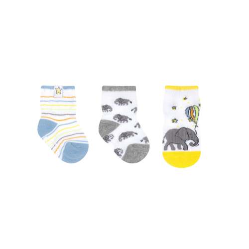 Up And Away 3-Pack Baby Socks in Pastel – Robeez