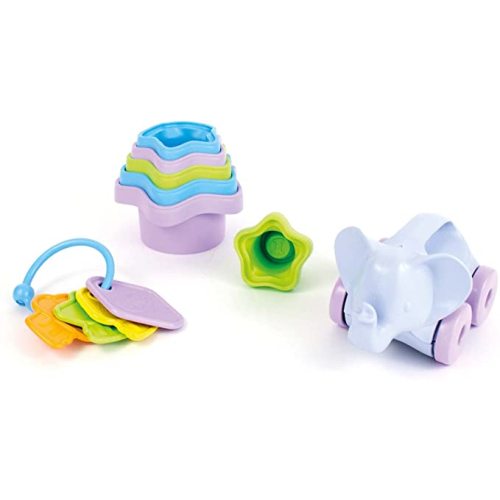 Green Toys Baby Toy Starter Set - 8 Piece Motor Skill Development Toy