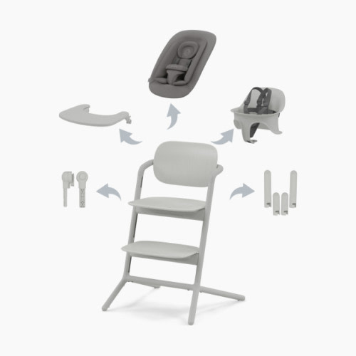 Cybex LEMO 2 High Chair 4-in-1 Set - Suede Grey