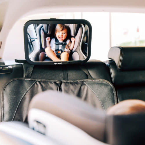 Sprucely Back Seat Mirror - Black