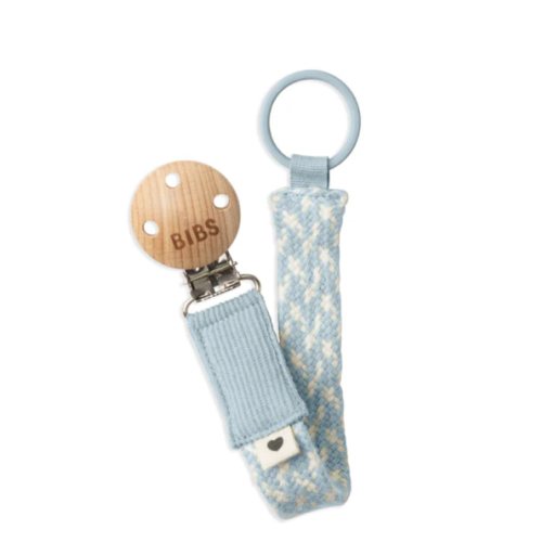 Blue Bibs Pacifier Braid Clip - Baby Feeding - Purebaby - Purebaby