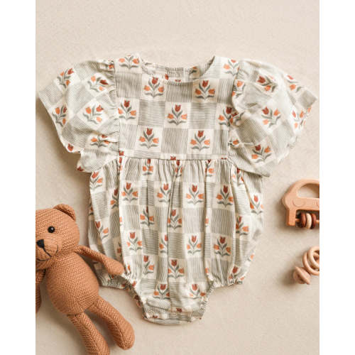 Kalea Romper | Garden Grid
