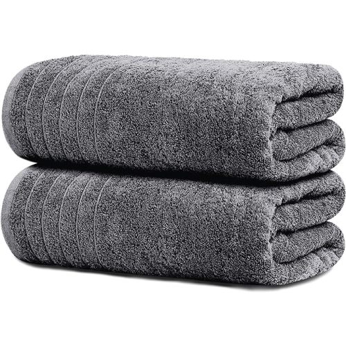 Tens Pack of 2 Extra Large Bath Towels