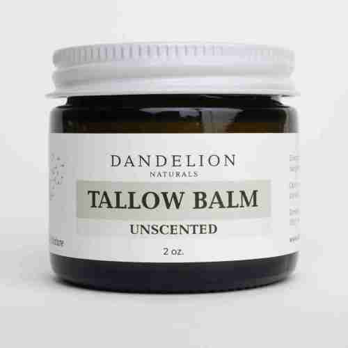 Unscented Tallow Balm with Olive Oil
