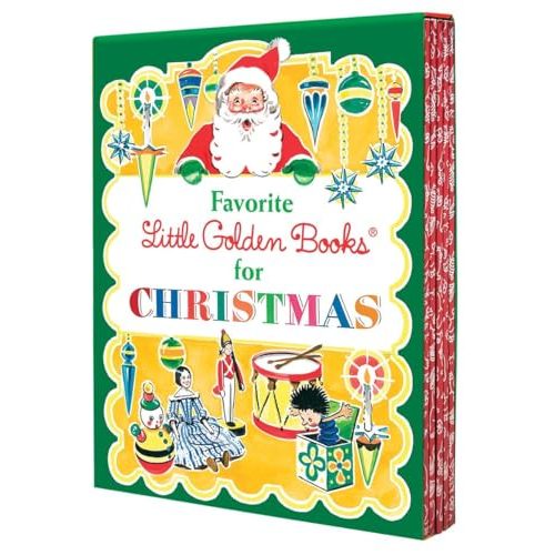 Favorite Little Golden Books for Christmas 5-Book Boxed Set: The Animals' Christmas Eve; The Christmas Story; The Little Christmas Elf; The Night ... The Poky Little Puppy's First Christmas