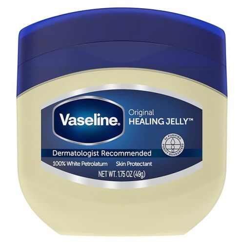 Vaseline Healing Jelly For Dry Skin and Eczema Relief Original 100% Pure Petroleum Jelly 1.75 Ounce (Pack of 1)