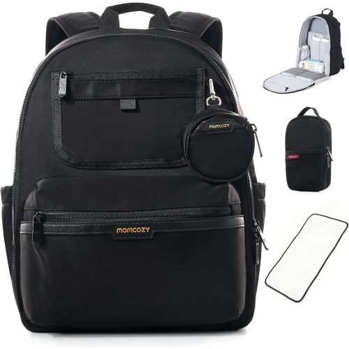 Momcozy Diaper Bag Backpack for Travel & Work - Waterproof and Multi-Pocket