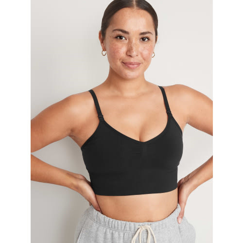 Maternity High Support Hands-Free Pumping Bra