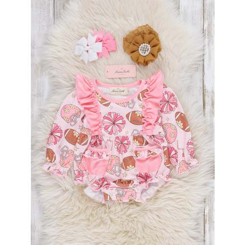 Sassy Snap Ruffle Romper